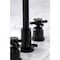 Kingston Brass FSC8930DX Concord Widespread Bathroom Faucet W/Brass Pop-Up, Matte Blk FSC8930DX - alternate 5